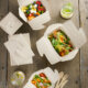 Suikerriet meal box to go assortiment Sabert