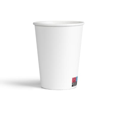 Karton/PE koffiebeker 200ml/8oz wit