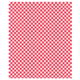 Vetvrij papier rood wit blok 31x38cm