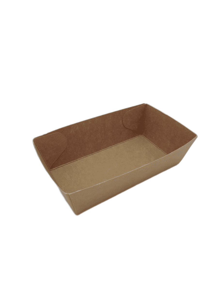 Kraft snackbakje 135x70x45mm A13
